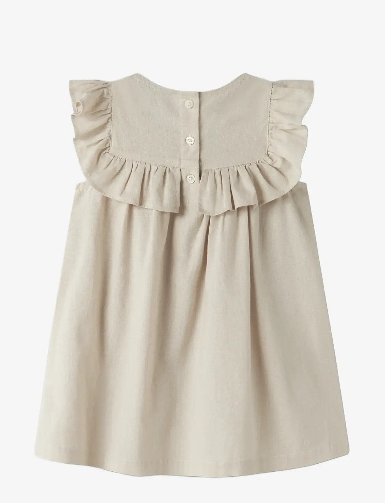 name it - NMFFALINNEN CAPSL DRESS - sleeveless casual dresses - peyote melange - 1