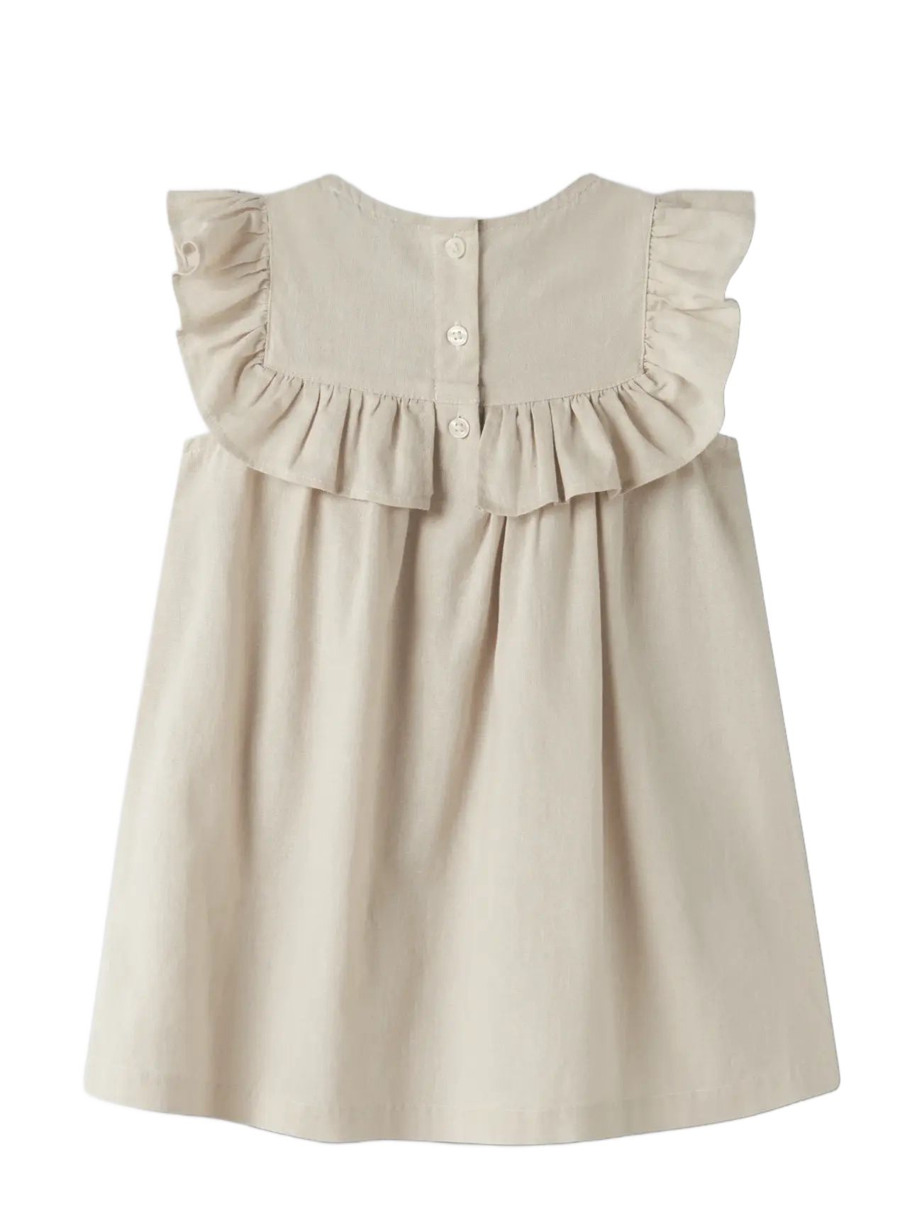 name it - NMFFALINNEN CAPSL DRESS - hihattomat - peyote melange - 1
