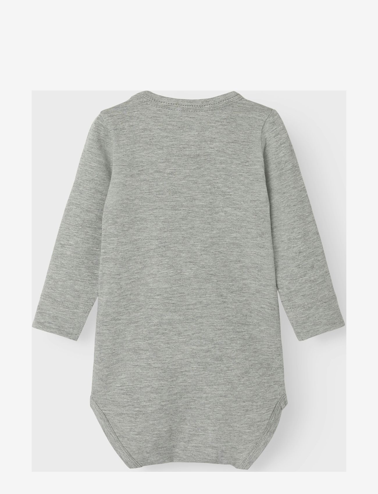 name it - NBMLABY LS BODY - grey melange - 1