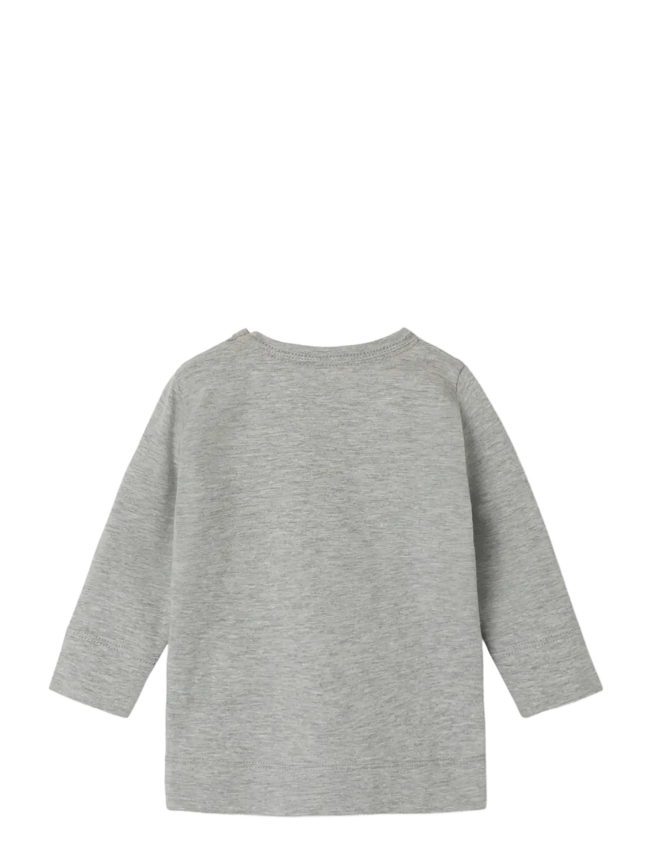 name it - NBFLABA LS TOP - long-sleeved t-shirts - grey melange - 1
