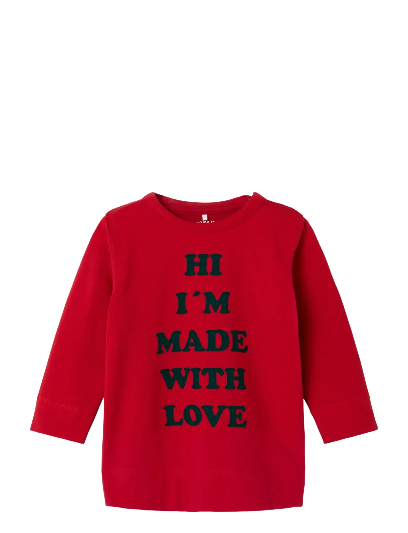name it NBFLABA LS TOP - Toppe og t-shirts - SALSA / red