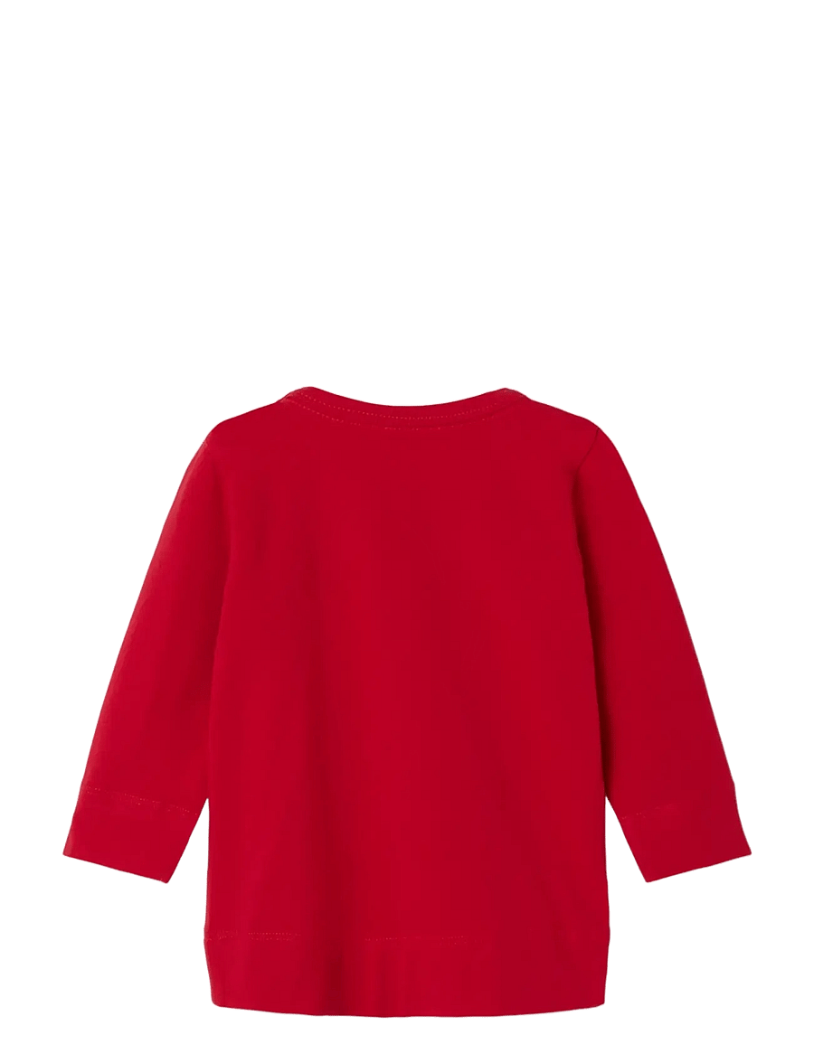 name it - NBFLABA LS TOP - långärmade t-shirts - salsa - 1