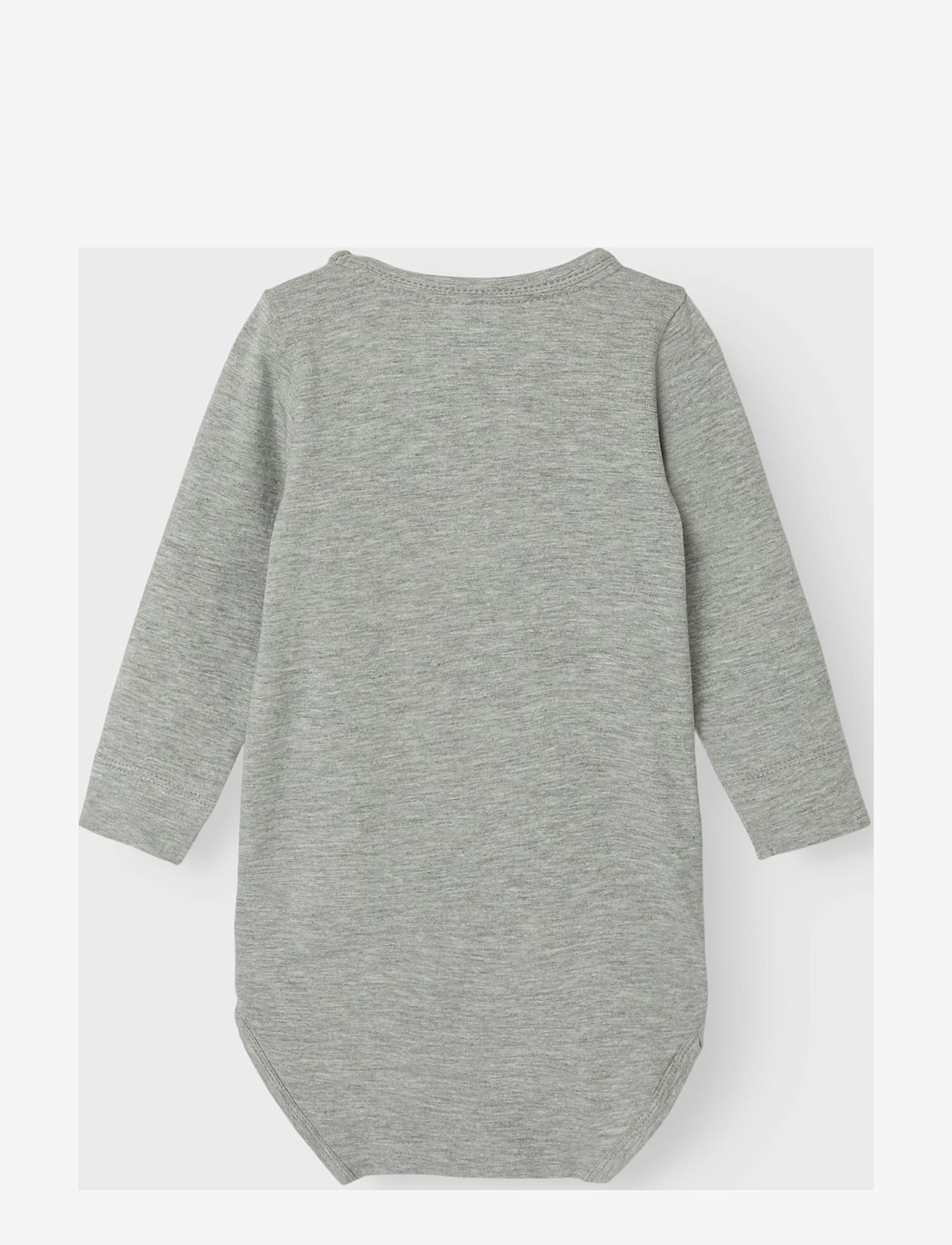 name it - NBFLABY LS BODY - laveste priser - grey melange - 1