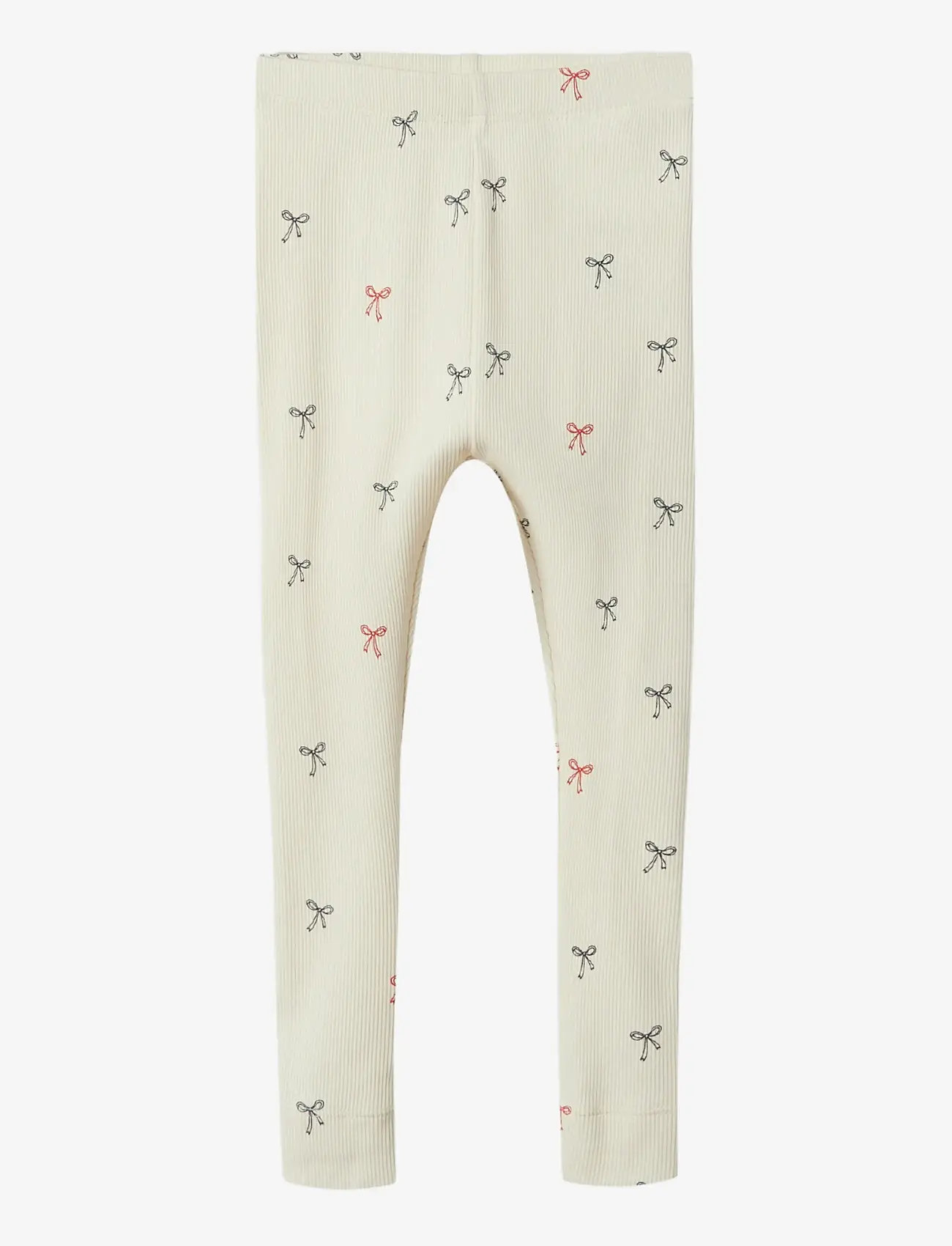 name it - NMFLABELA SLIM LEGGING - white swan - 0