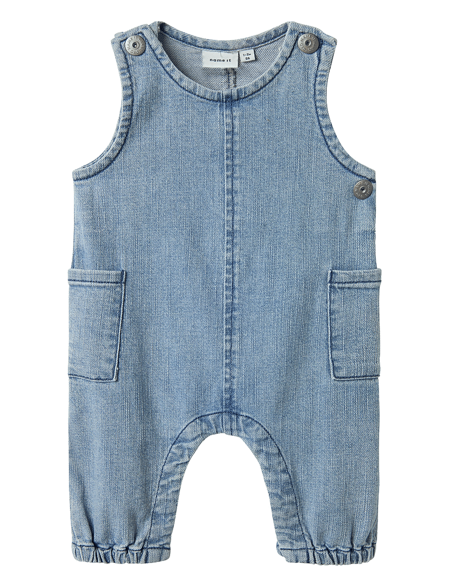 name it - NBMFRED BAG R DNM OVERALL 2102-VE F - light blue denim - 0