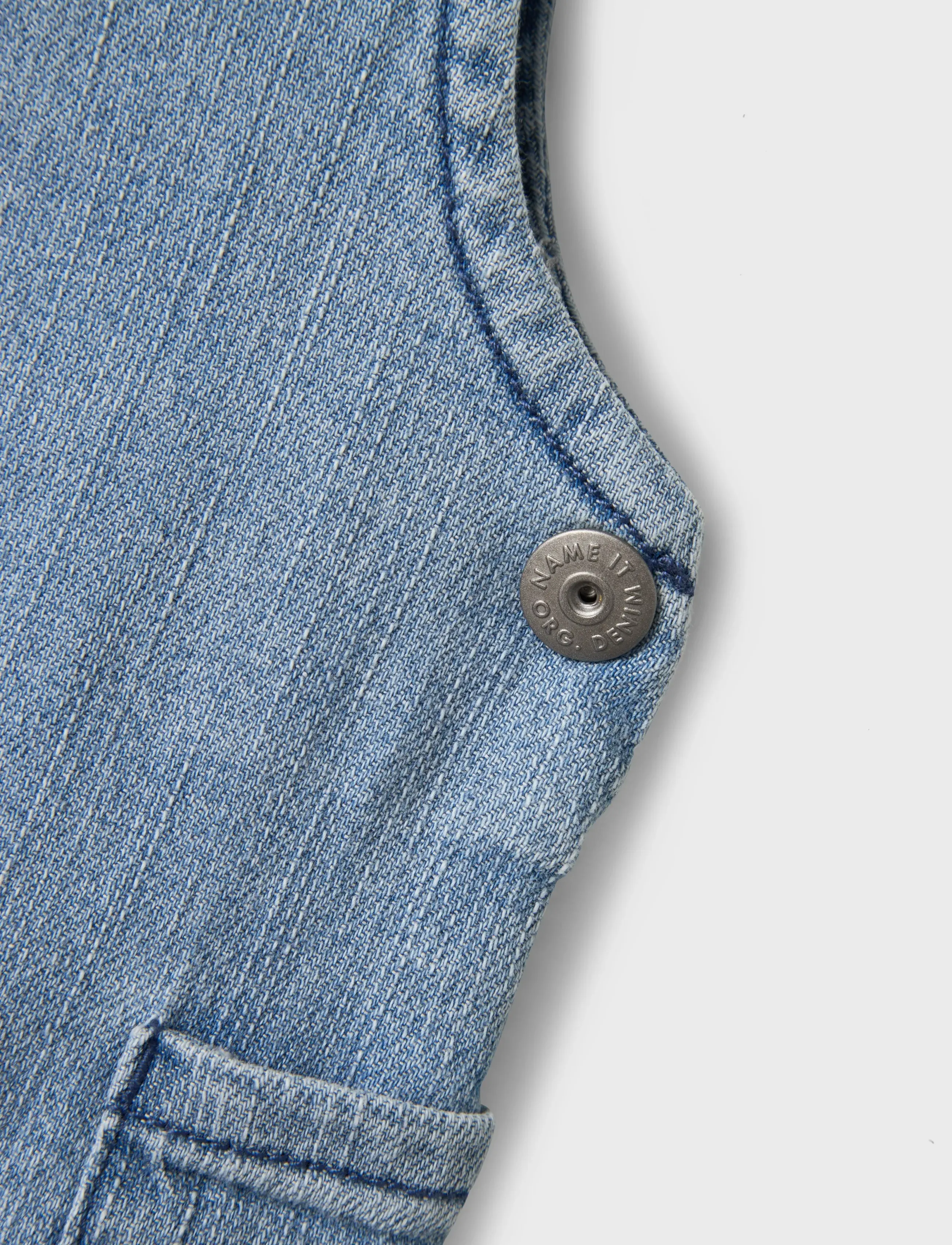 name it - NBMFRED BAG R DNM OVERALL 2102-VE F - light blue denim - 3