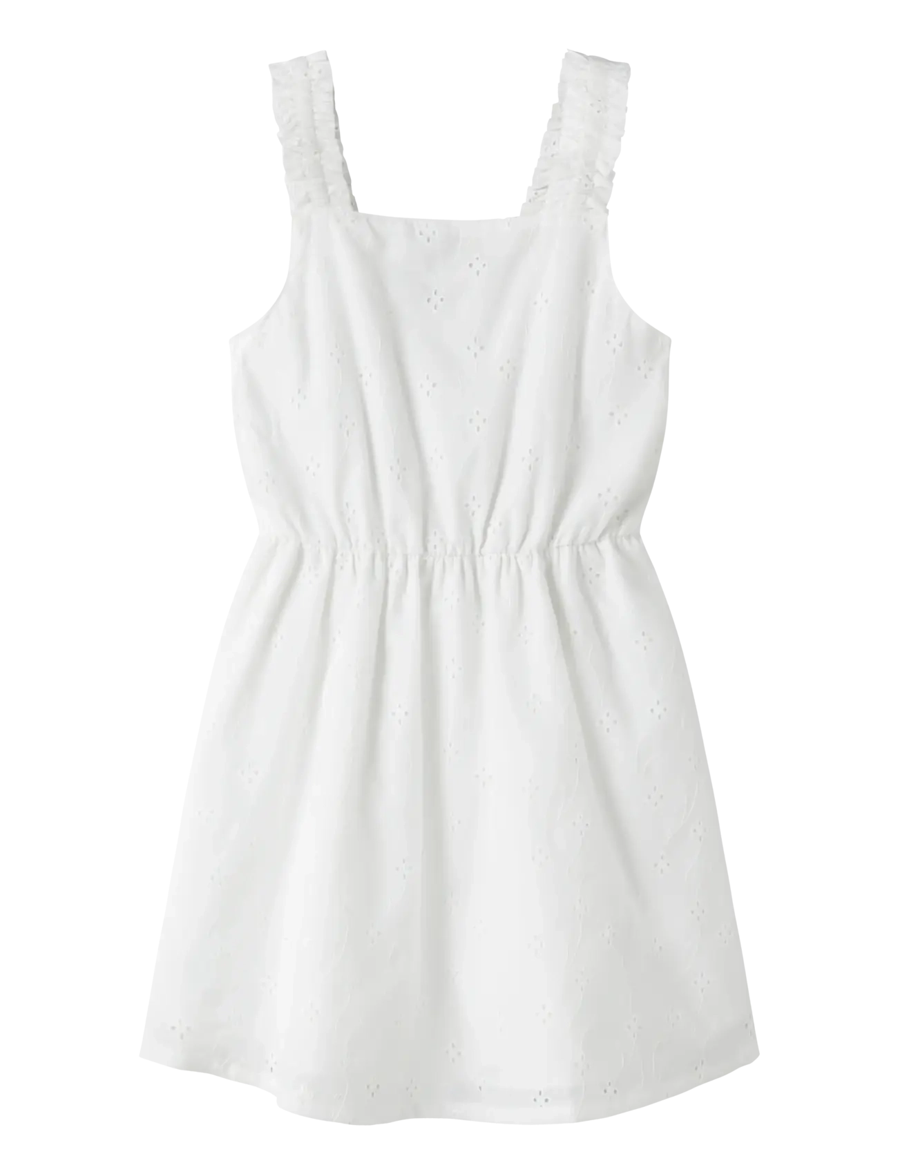 name it NKFVIOLETA STRAP DRESS - Kleider - CLOUD DANCER / white