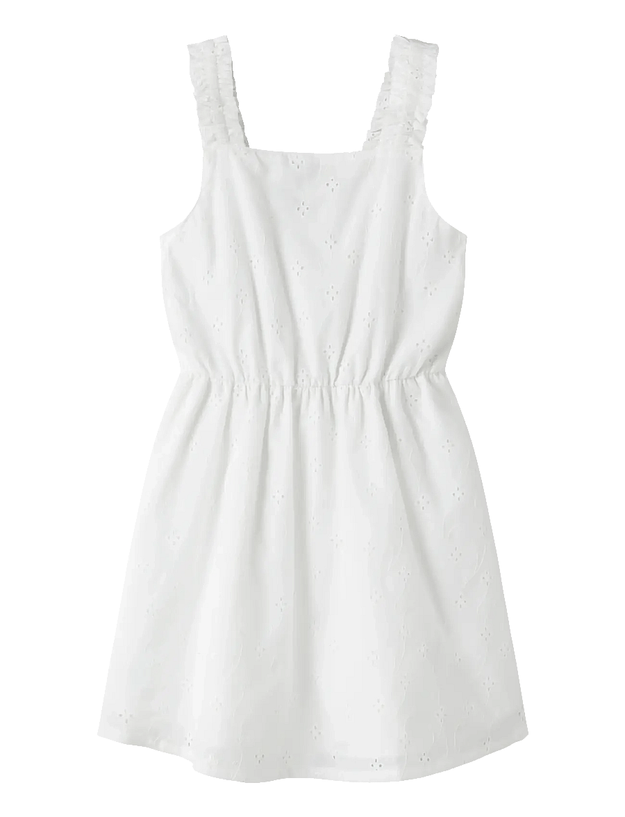 name it - NKFVIOLETA STRAP DRESS - Ärmellose freizeitkleider - cloud dancer - 0