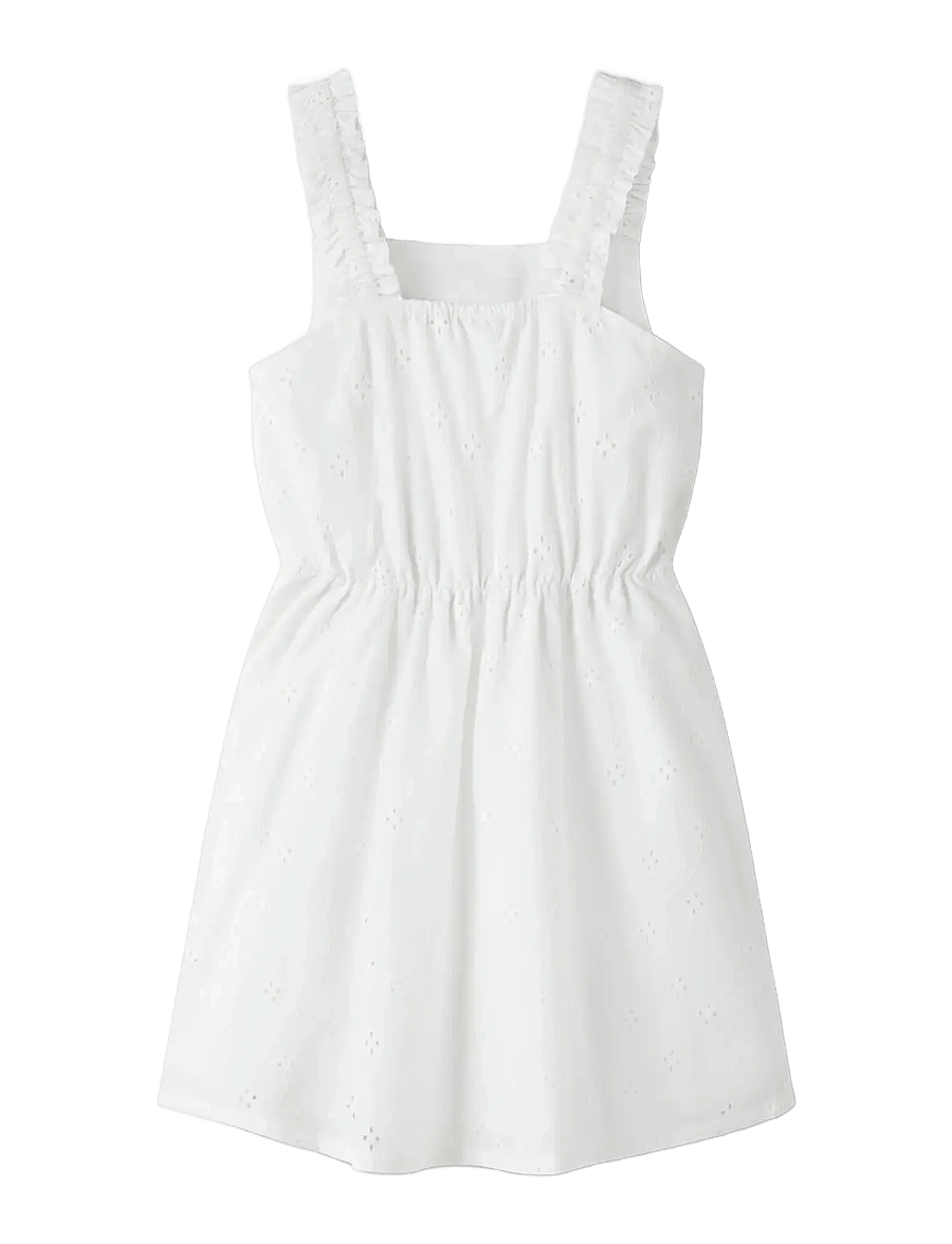 name it - NKFVIOLETA STRAP DRESS - Ärmellose freizeitkleider - cloud dancer - 1