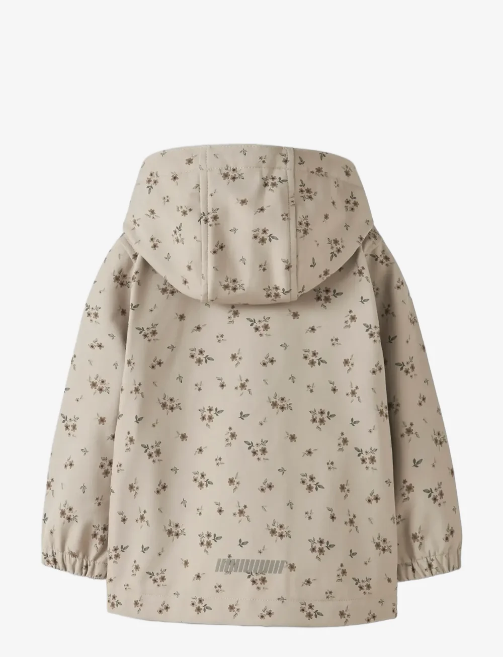 name it - NMFALFA08 SOFTSHELL JACKET FRILL AOP FO - regnjakker - pure cashmere - 1