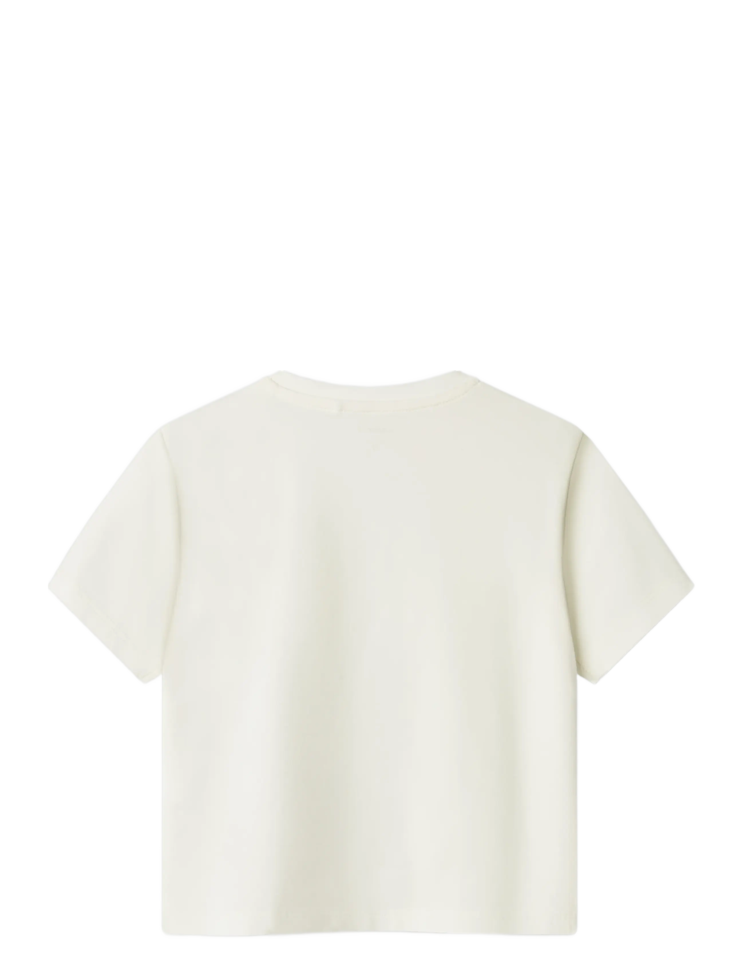 name it - NMMMALIX STITCH NREG SS TOP WDI - lühikeste varrukatega t-särgid - cloud dancer - 1
