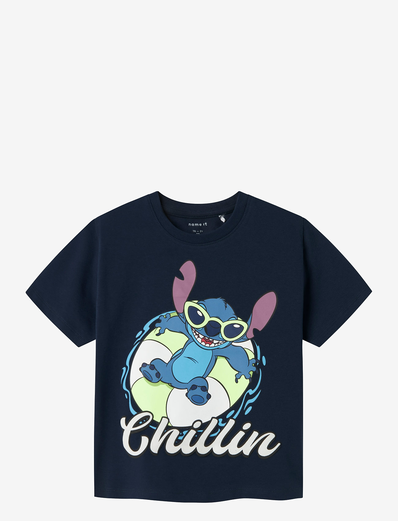 name it - NMMMALIX STITCH NREG SS TOP WDI - kurzärmelige - navy blazer - 0