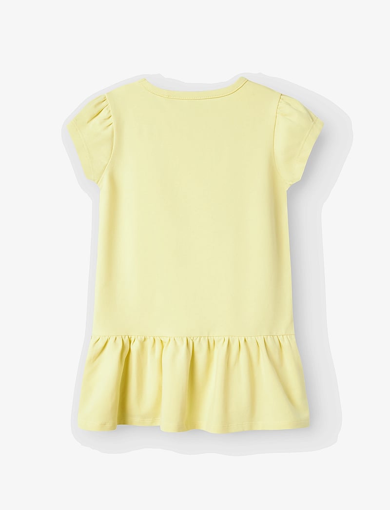 name it - NMFFODA STITCH SS DRESS WDI - lühikeste varrukatega vabaaja kleidid - chardonnay - 1