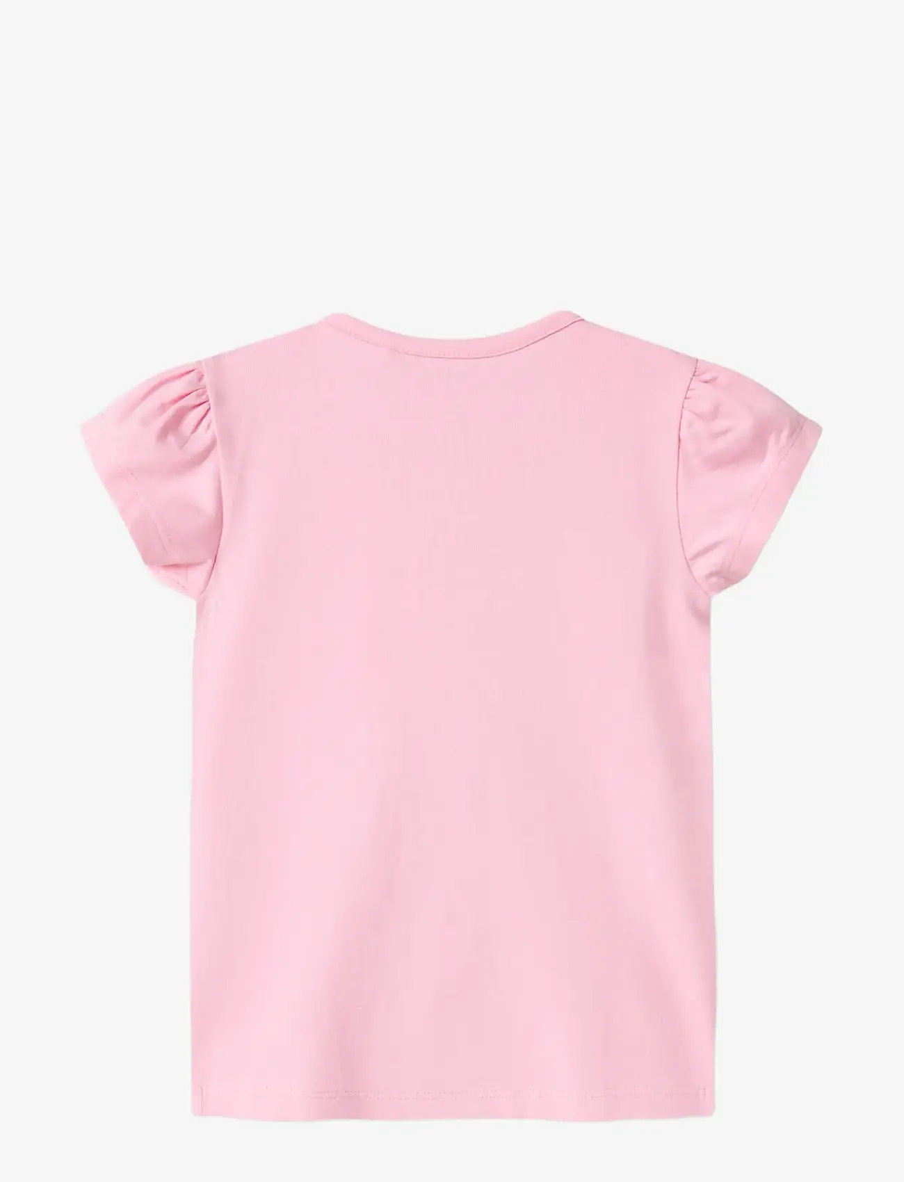 name it - NMFFOLLY STITCH SS TOP NOOS WDI - lühikeste varrukatega t-särgid - pink frosting - 1