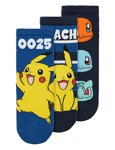 name it NMMMIK POKEMON 3P SOCK SKY - Kleidung - NAVY BLAZER / navy