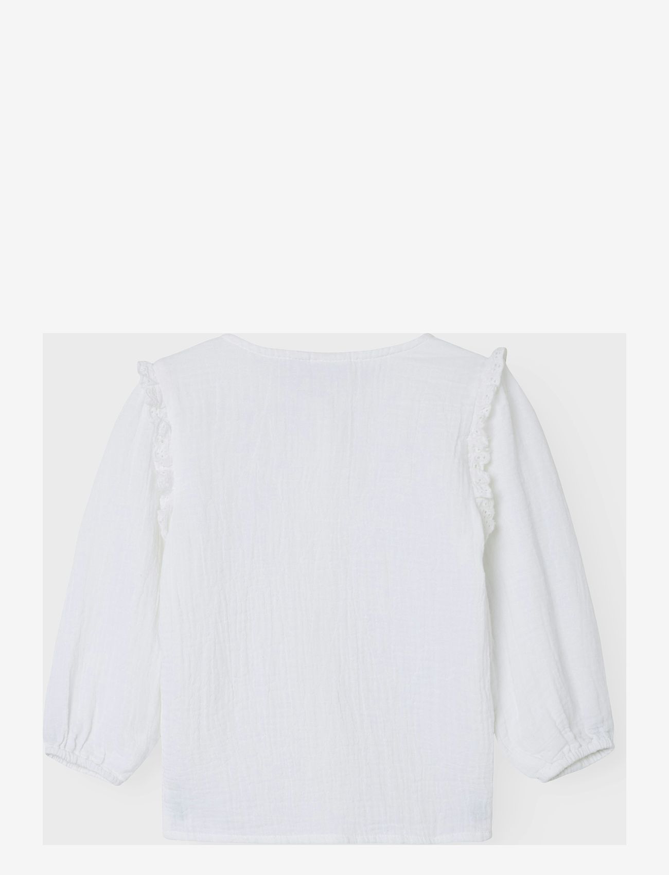 name it - NMFLOREEN LS SHIRT - bright white - 1