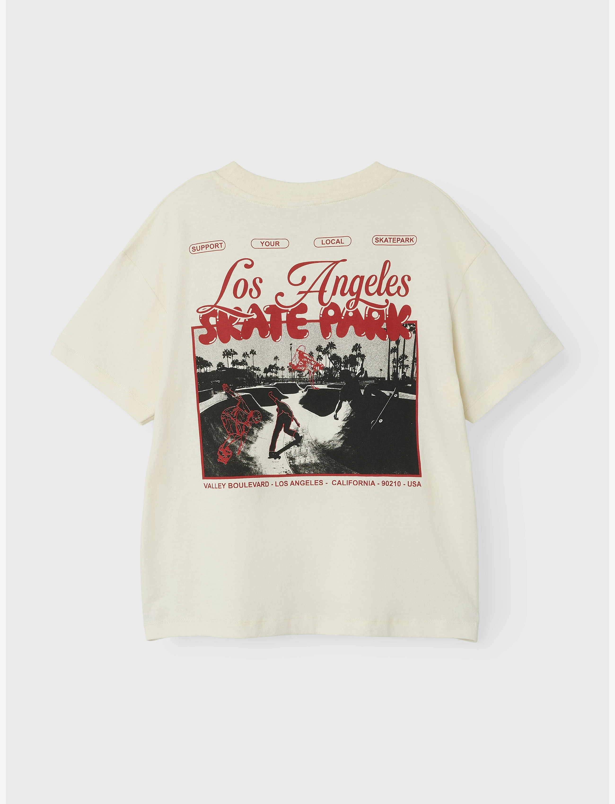 name it - NKFLUVE NREG SS TOP - t-shirts - white swan - 2