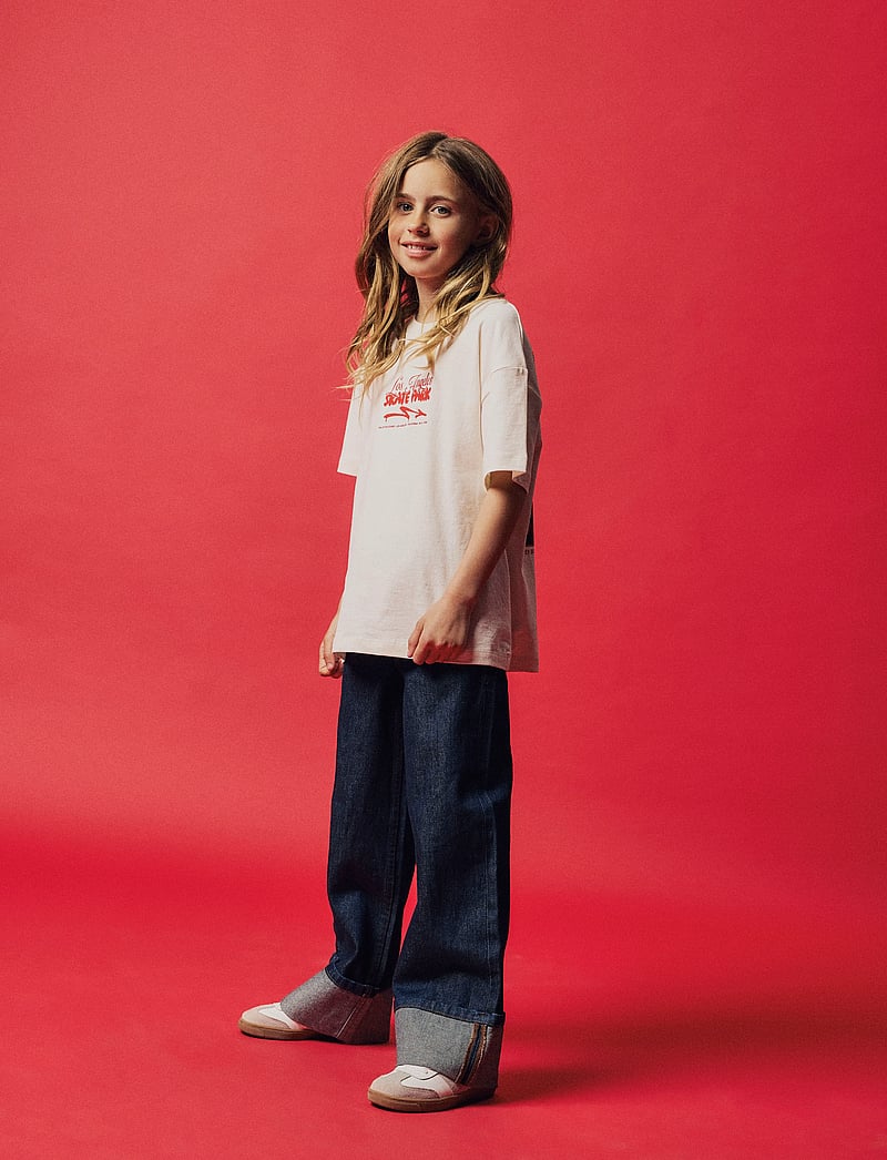 name it - NKFLUVE NREG SS TOP - kortærmede t-shirts - white swan - 0