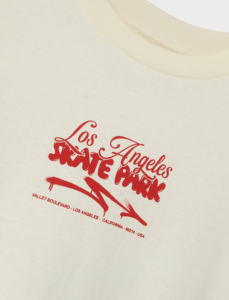 name it - NKFLUVE NREG SS TOP - kortærmede t-shirts - white swan - 3