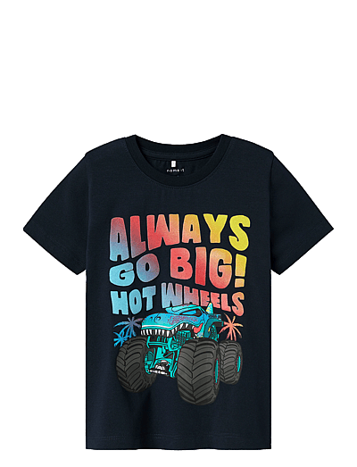 name it NMMMORAT HOTWHEELS SS TOP BOX SKY - T-shirts - NAVY BLAZER / navy