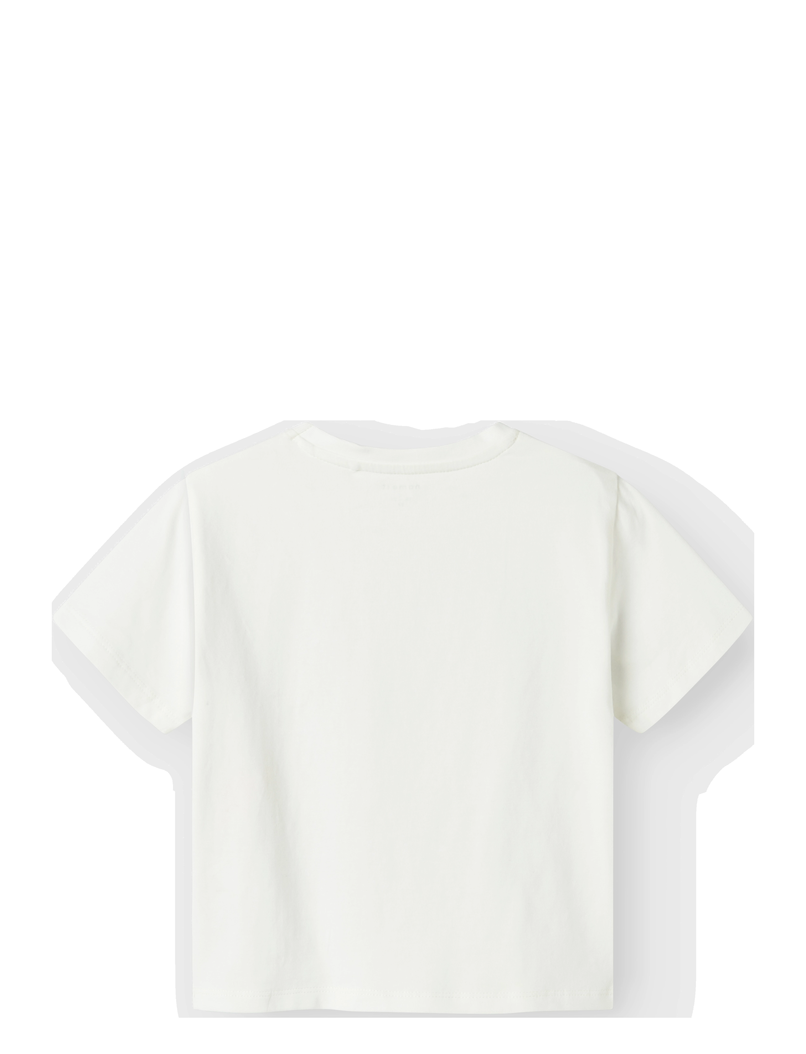 name it - NMMUST SPIDER NREG SS TOP MAR - kurzärmelige - cloud dancer - 1