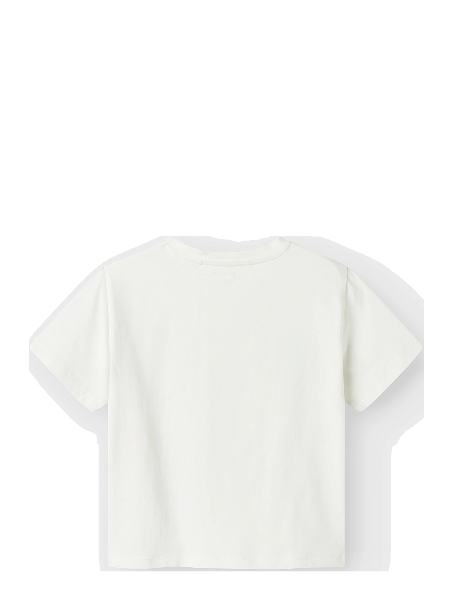 name it - NMMUST SPIDER NREG SS TOP MAR - lühikeste varrukatega t-särgid - cloud dancer - 1