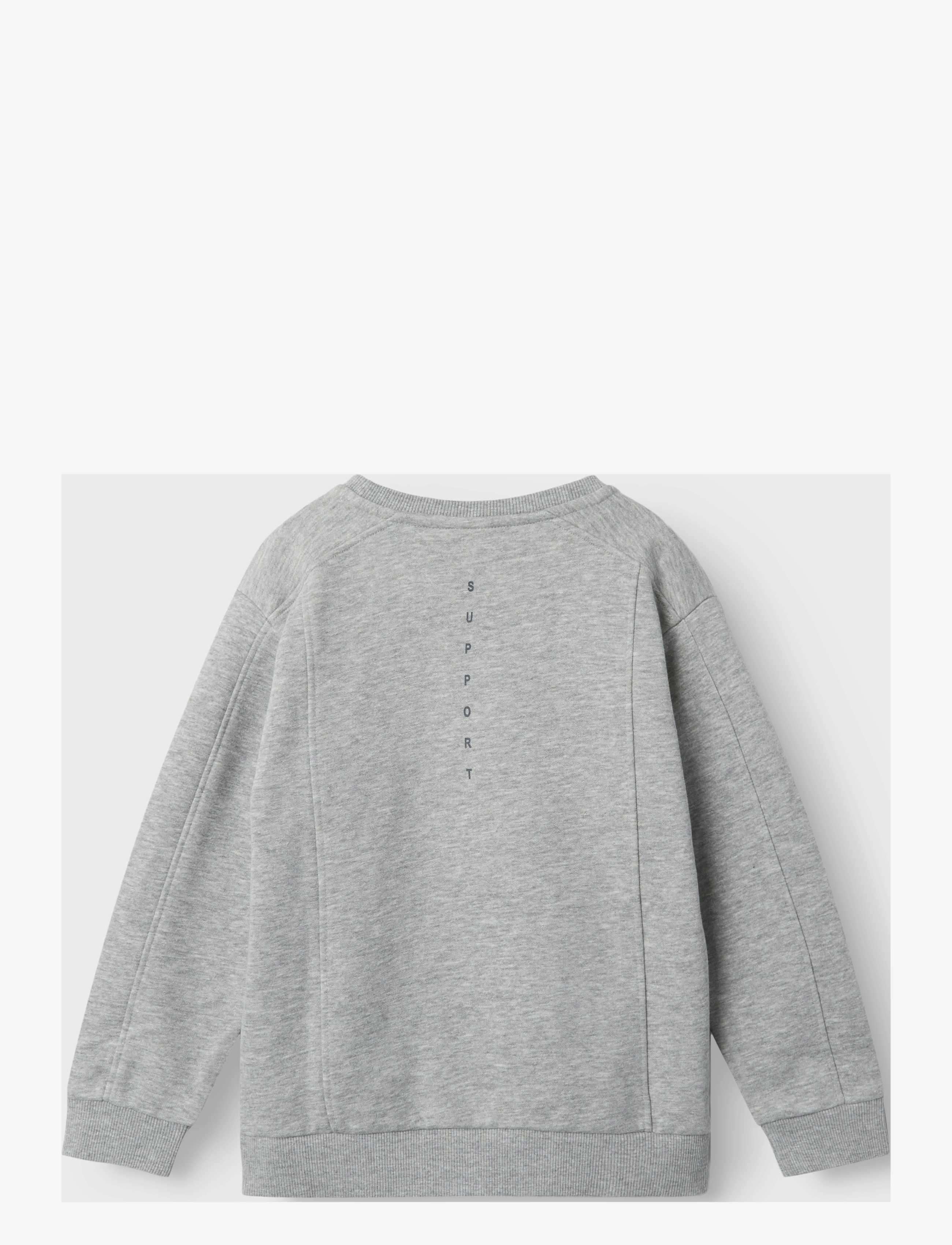 name it - NKMLORE LS NREG SWE BRU - grey melange - 1