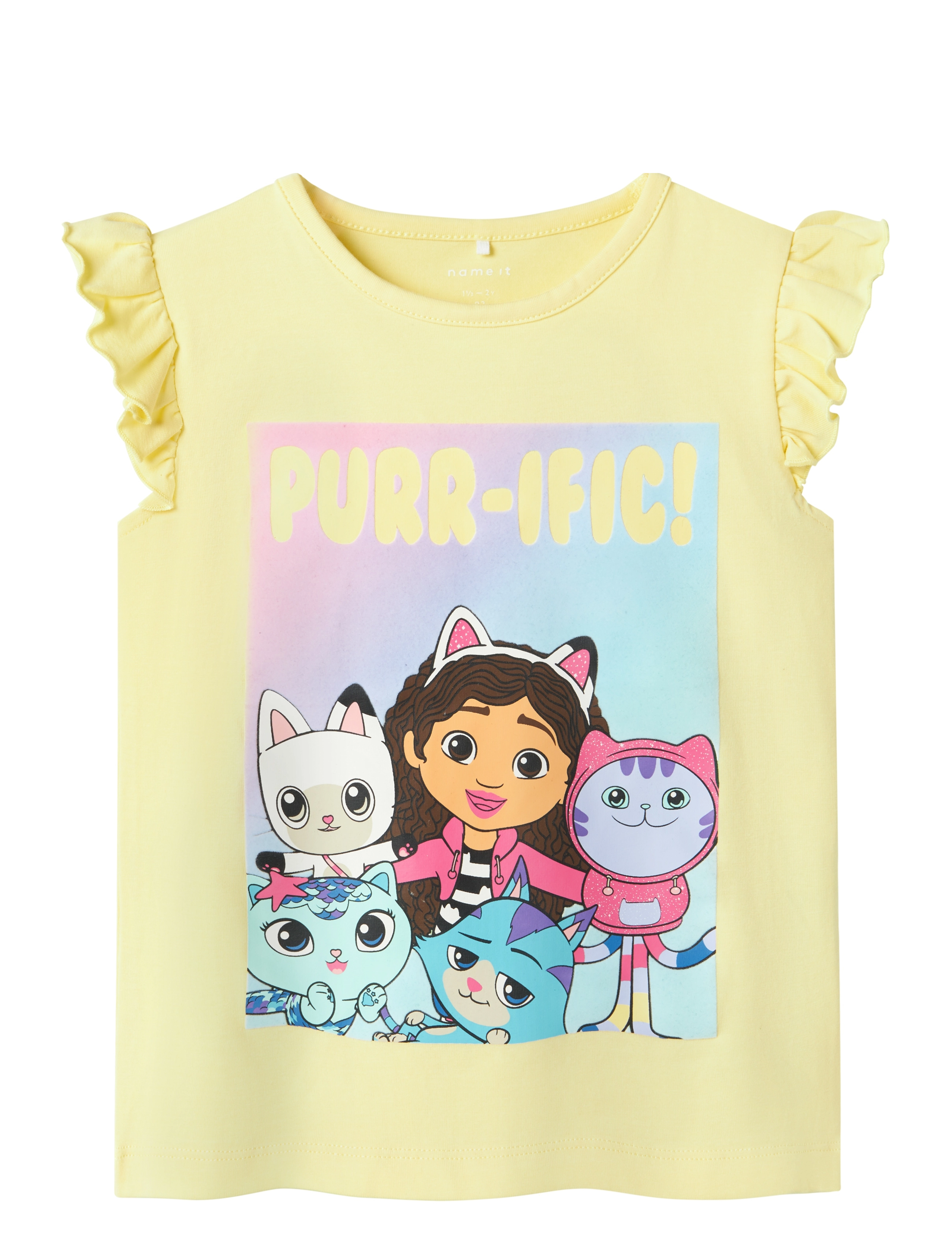 name it NMFMEDIS GABBY SS TOP BOX SKY - Shop by age - CHARDONNAY / yellow