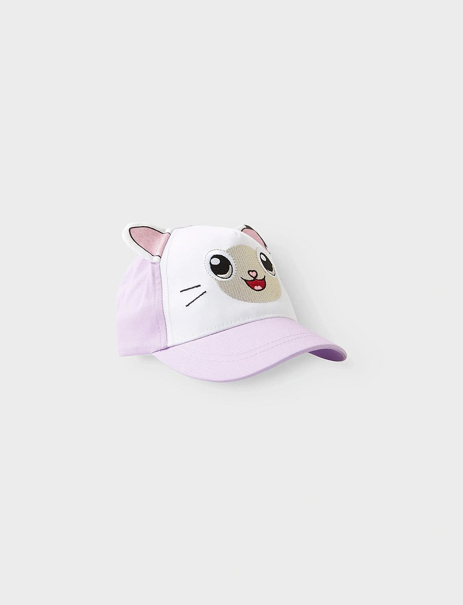 name it - NMFMELLY GABBY CAP BOX SKY - caps - orchid bloom - 1