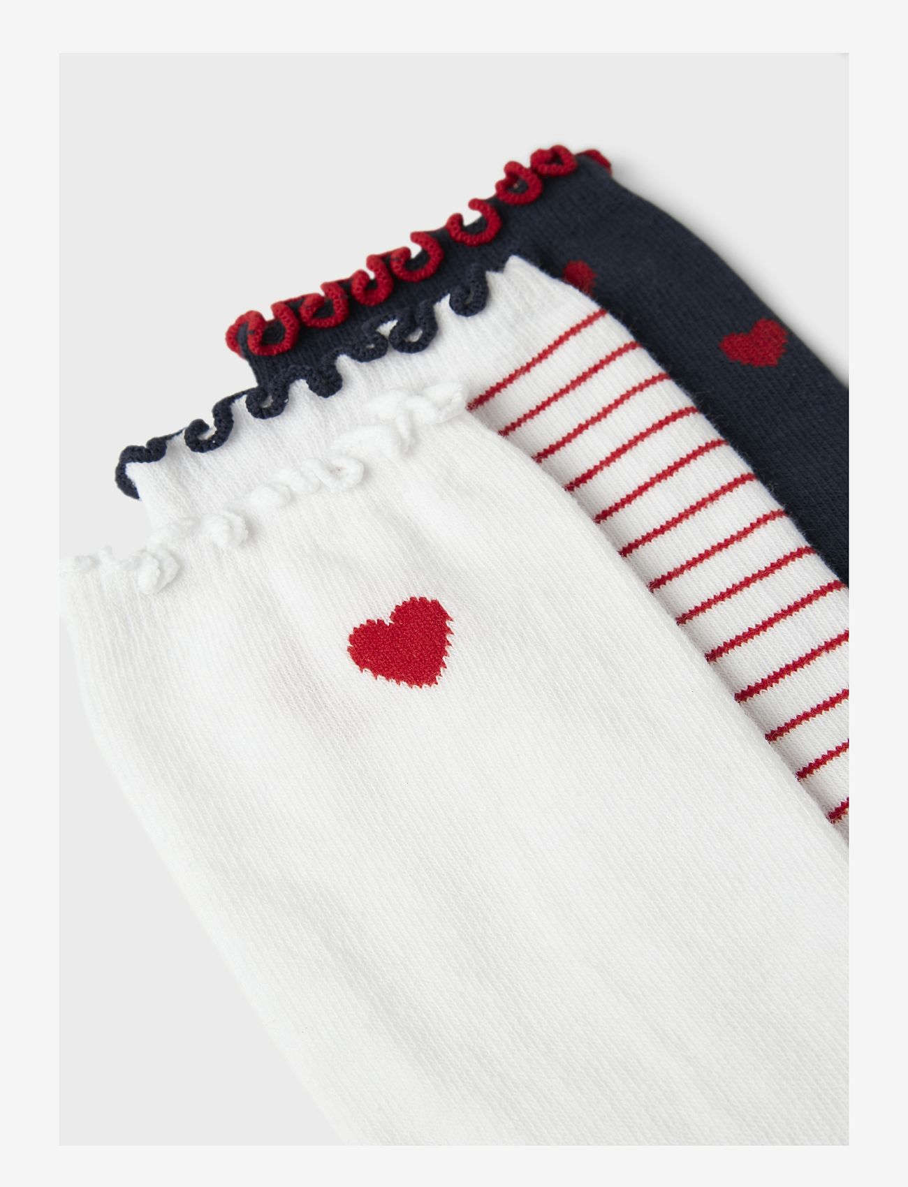 name it - NKFLULU 3P SOCKS - bright white - 1