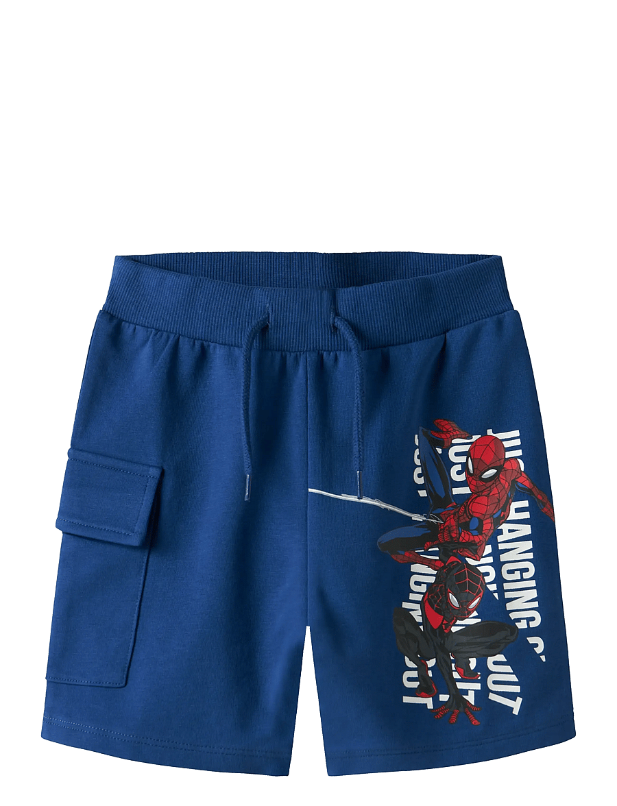 name it - NMMMO SPIDER L SWE SHORTS UNB MAR - lühikesed dressipüksid - limoges - 0