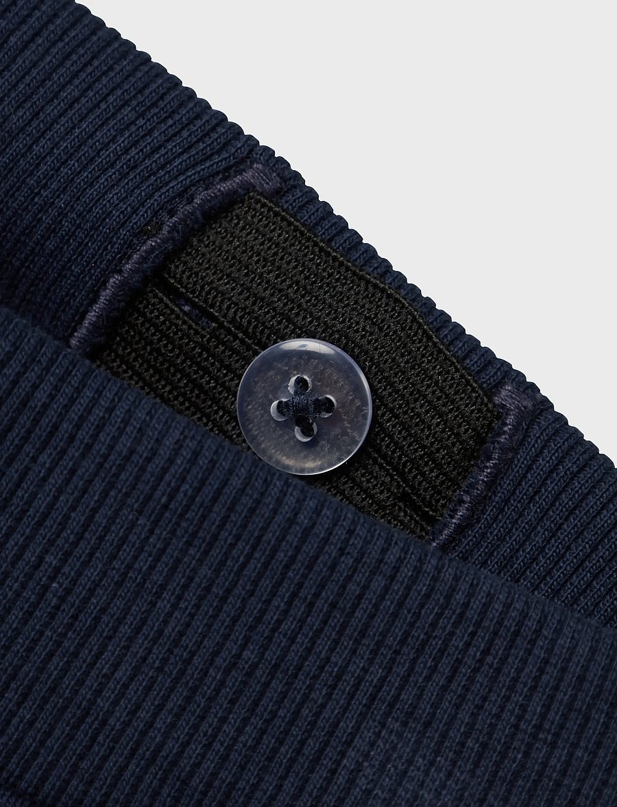 name it - NMMMO SPIDER L SWE SHORTS UNB MAR - sweatshorts - navy blazer - 2