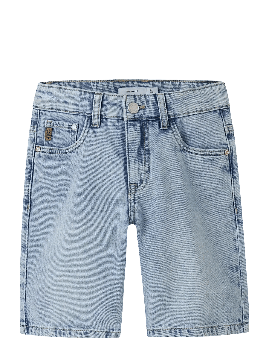 name it - NKMRYAN REG L DNM SHORTS 6750-DM NOOS - denimshorts - light blue bleached denim - 0