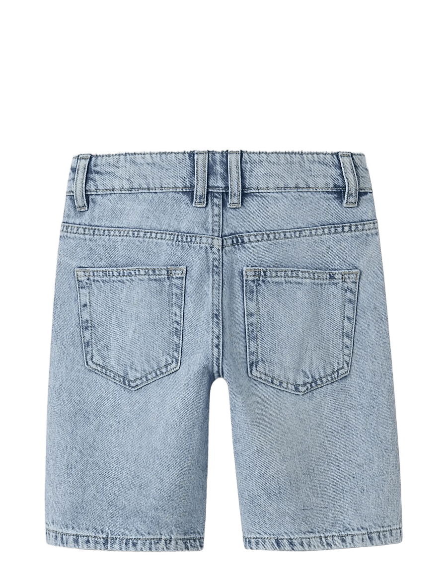 name it - NKMRYAN REG L DNM SHORTS 6750-DM NOOS - denimshorts - light blue bleached denim - 1