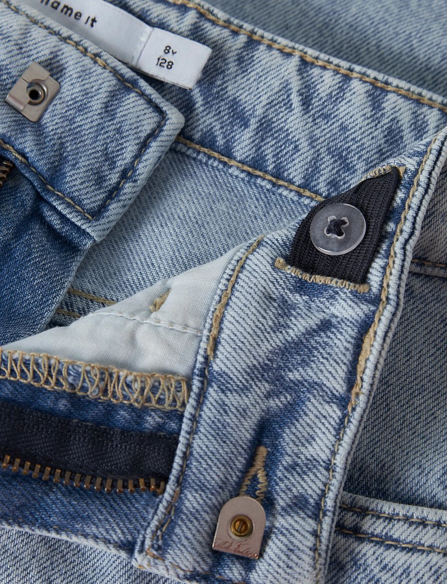 name it - NKMRYAN REG L DNM SHORTS 6750-DM NOOS - denimshorts - light blue bleached denim - 5