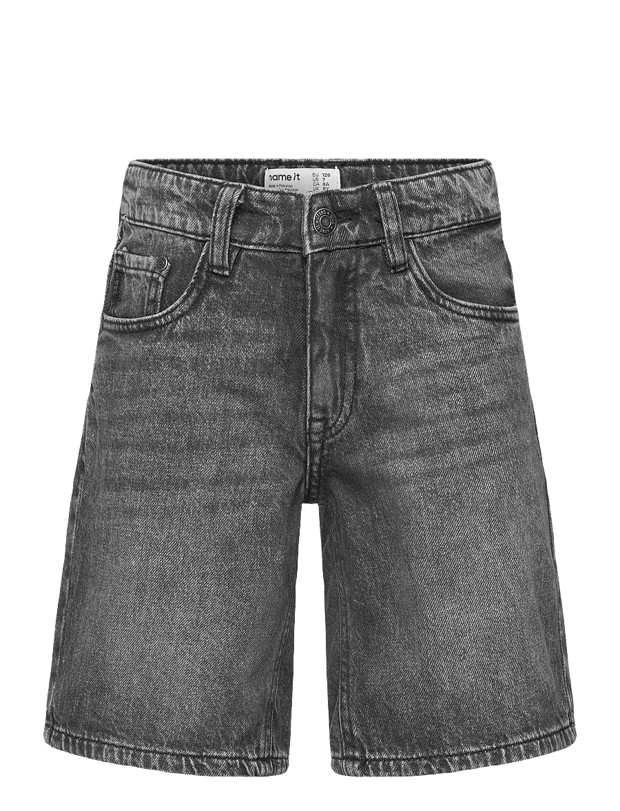 name it - NKMRYAN REG L DNM SHORTS 6750-DM NOOS - jeansshorts - black denim - 0