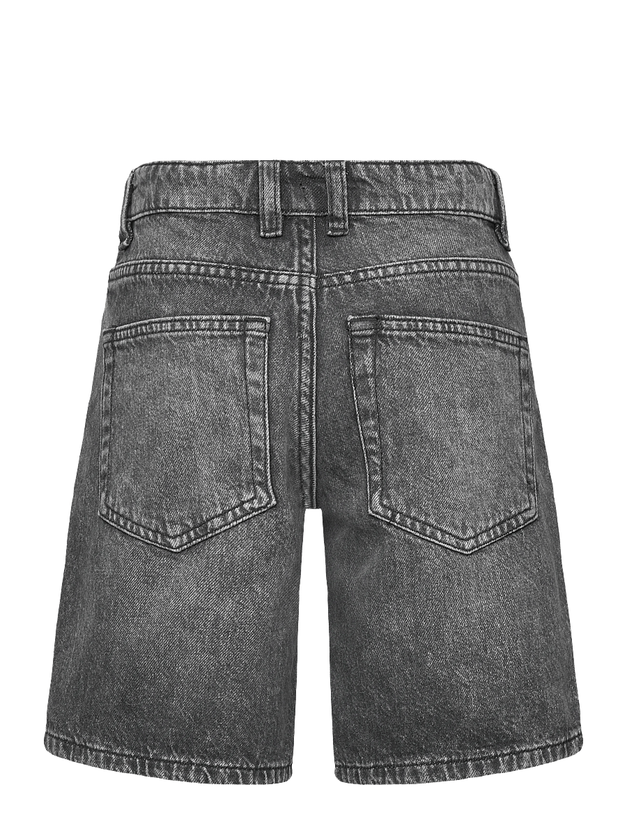 name it - NKMRYAN REG L DNM SHORTS 6750-DM NOOS - jeansshorts - black denim - 1