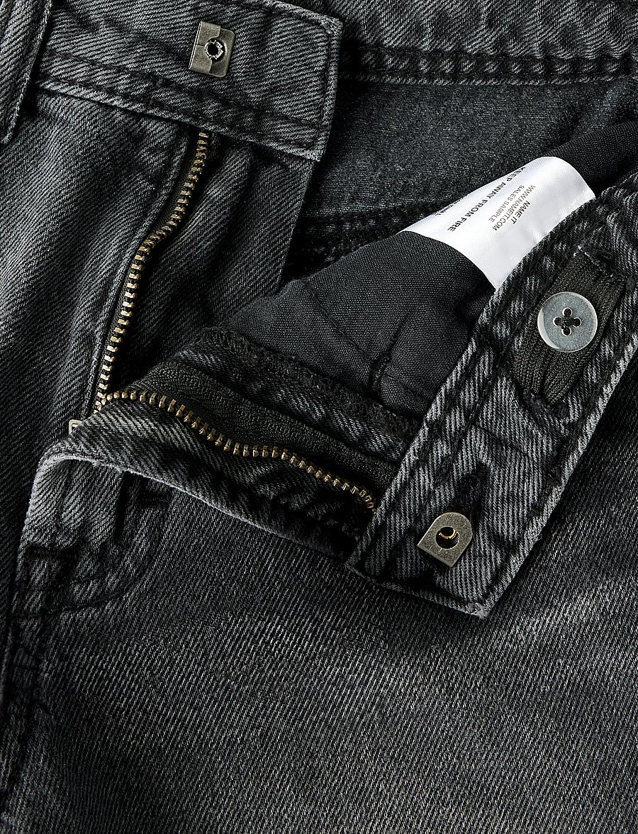 name it - NKMRYAN REG L DNM SHORTS 6750-DM NOOS - jeansshorts - black denim - 2