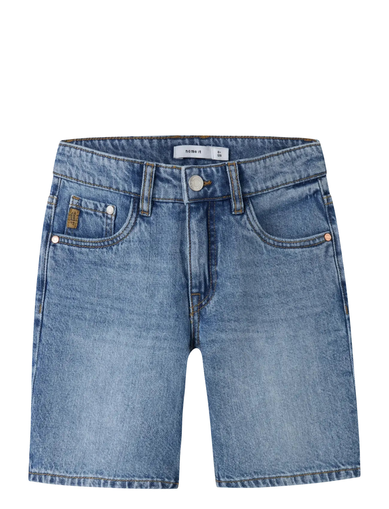 NAME IT Nkmryan Reg L Dnm Shorts 6750-Dm Noos Blau - 164 - Kinder
