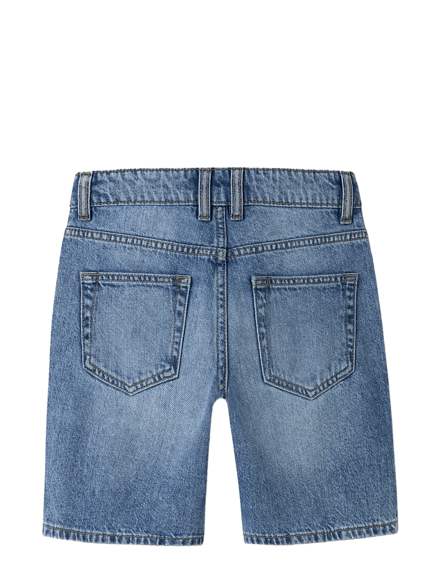 name it - NKMRYAN REG L DNM SHORTS 6750-DM NOOS - denimshorts - denim blue - 1
