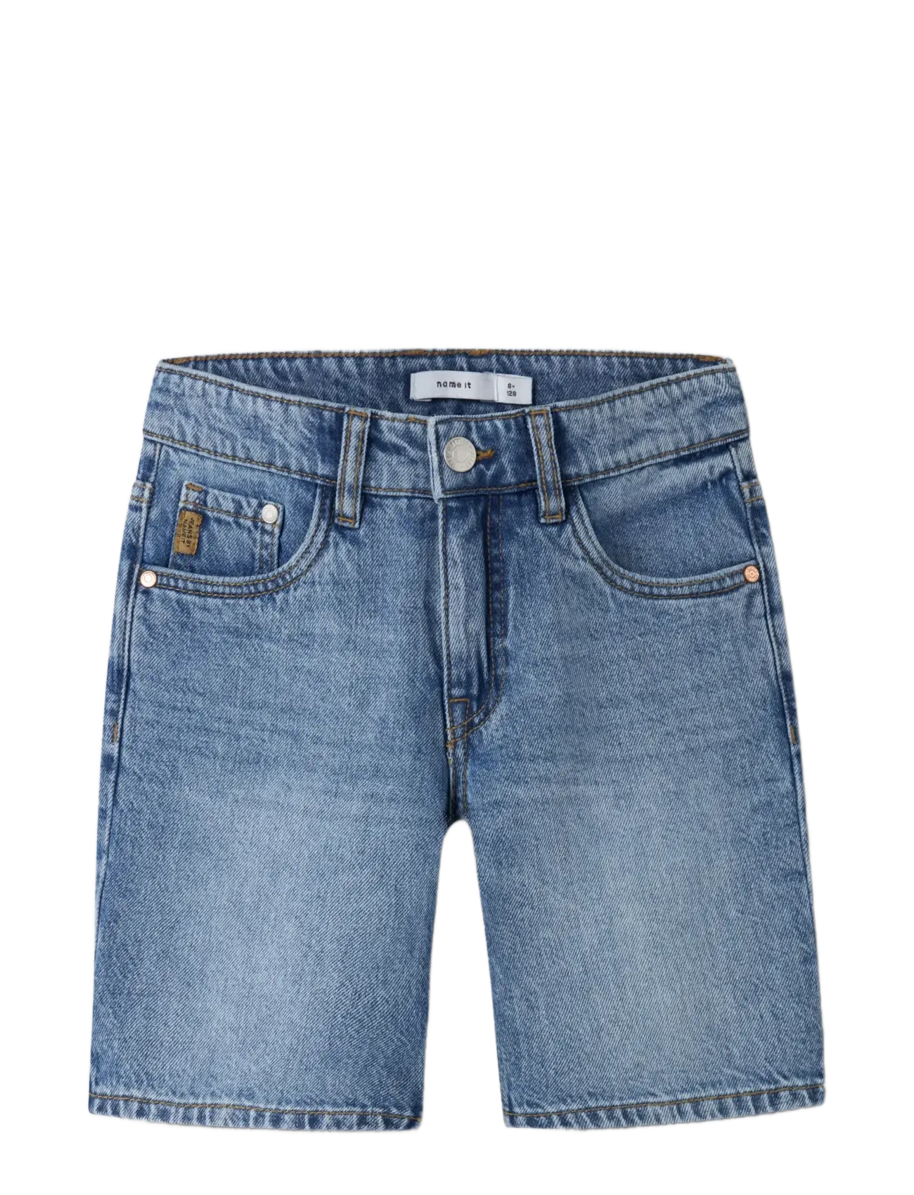 name it - NKMRYAN REG L DNM SHORTS 6750-DM NOOS - denimshorts - denim blue - 2