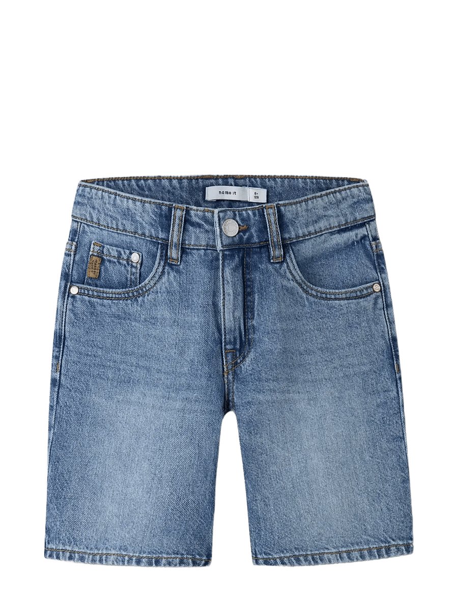 name it - NKMRYAN REG L DNM SHORTS 6750-DM NOOS - denimshorts - denim blue - 2
