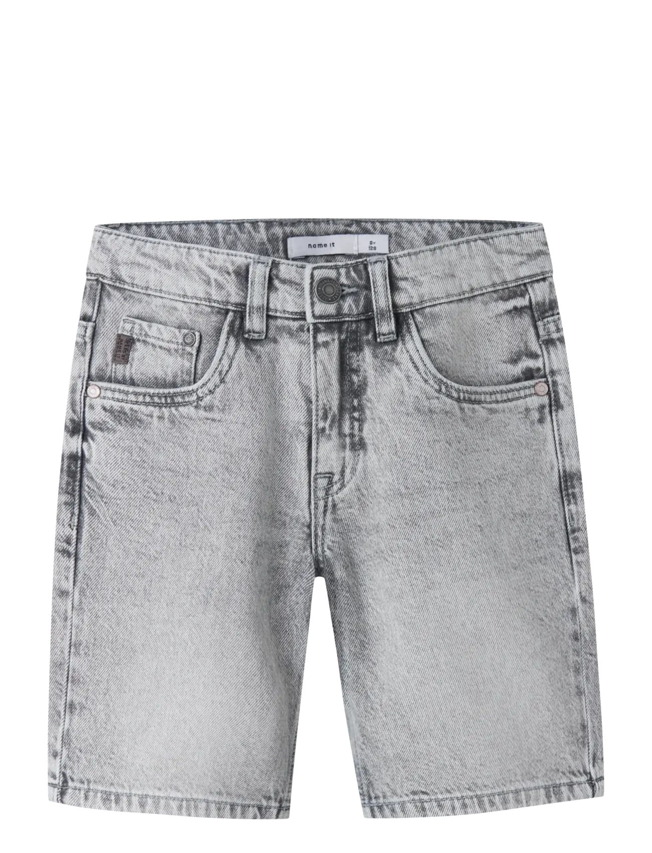 name it NKMRYAN REG L DNM SHORTS 6750-DM NOOS - Shorts - GREY DENIM / grey