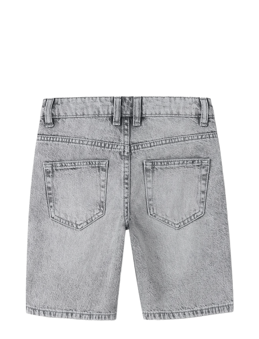 name it - NKMRYAN REG L DNM SHORTS 6750-DM NOOS - denimshorts - grey denim - 1