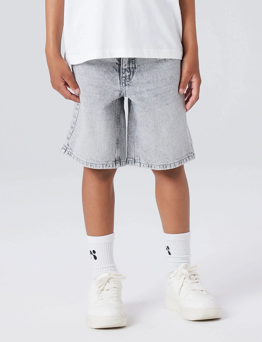 name it - NKMRYAN REG L DNM SHORTS 6750-DM NOOS - denimshorts - grey denim - 5