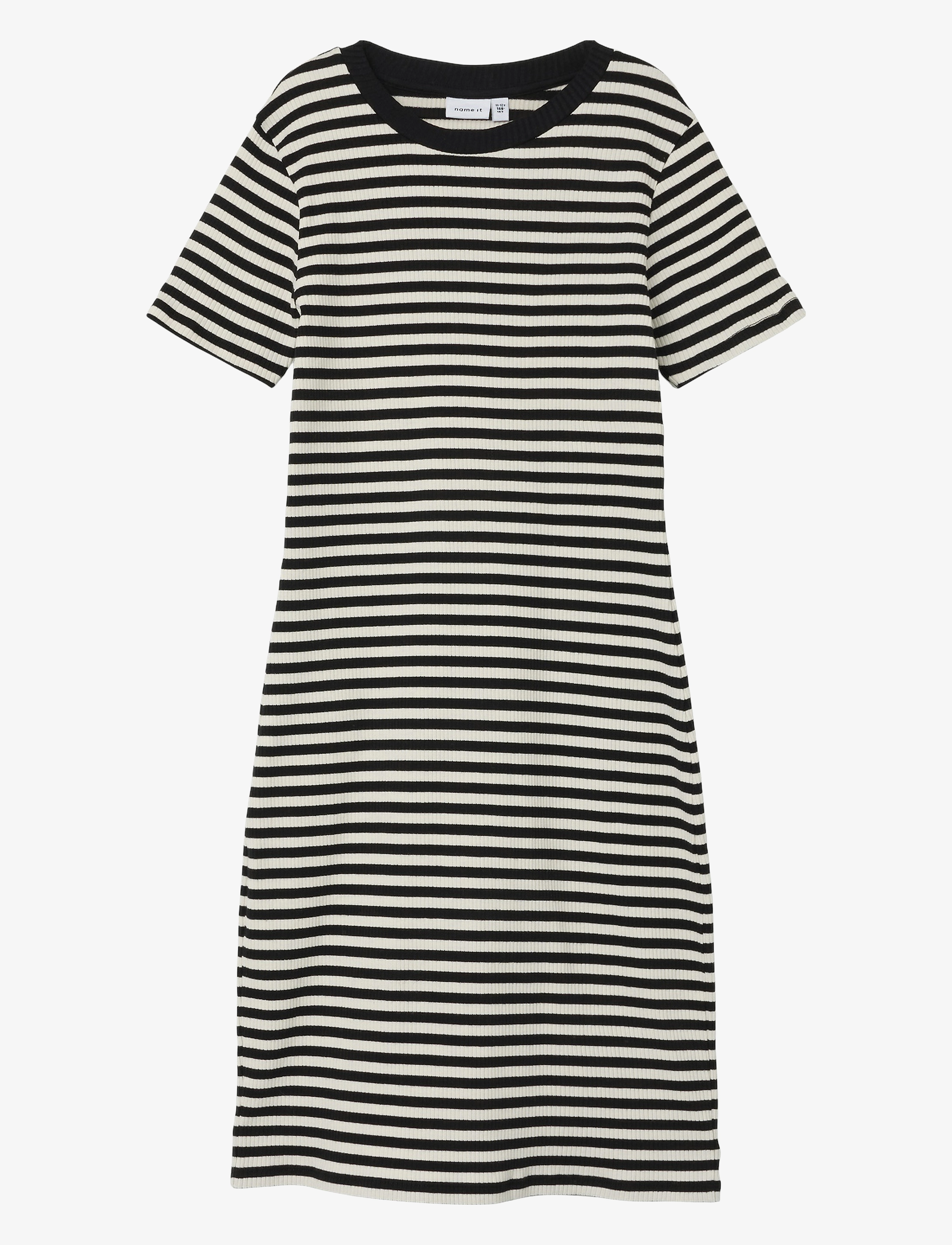 name it - NKFEBRU SS SLIM DRESS - black - 1