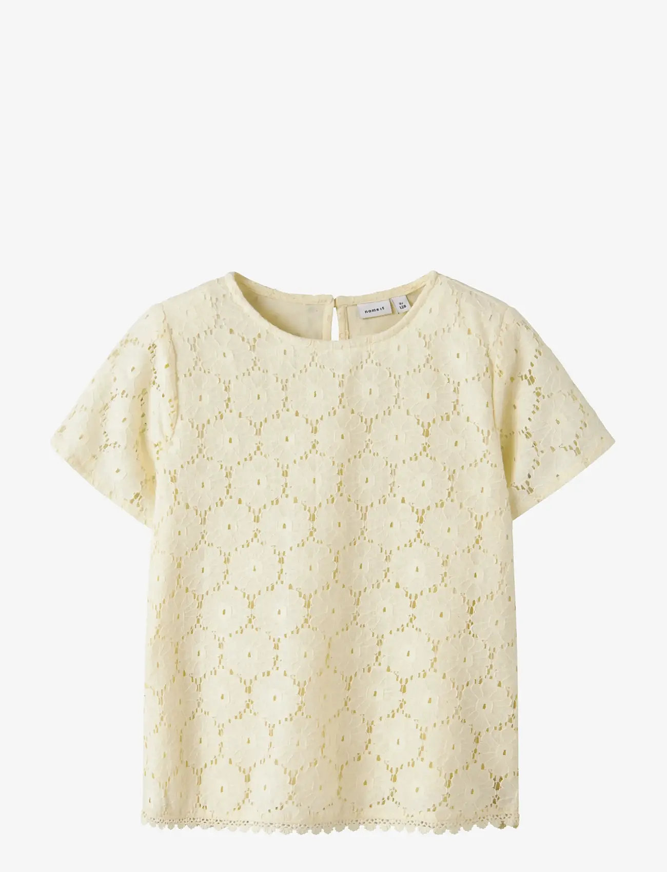 name it - NKFFETILLE SS TOP - short-sleeved t-shirts - pear sorbet - 0
