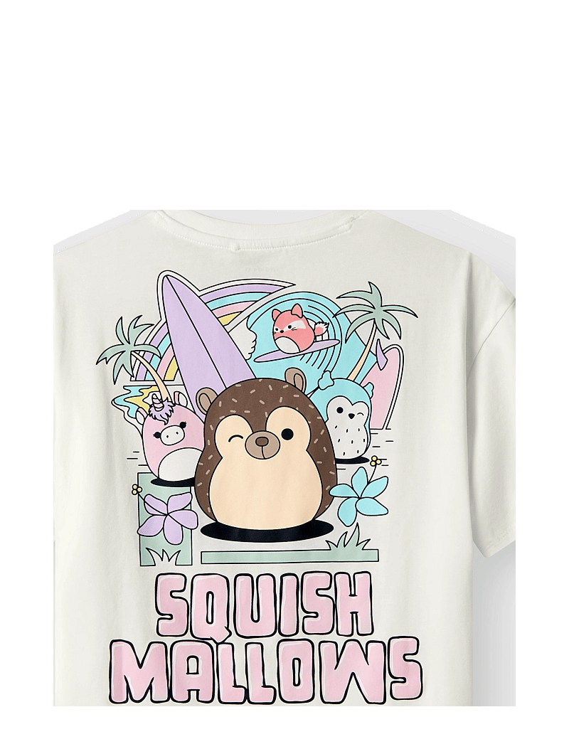 name it - NKFMUBA SQUISHMALLOWS NREG SS TOP VDE - t-shirts à manches courtes - cloud dancer - 2