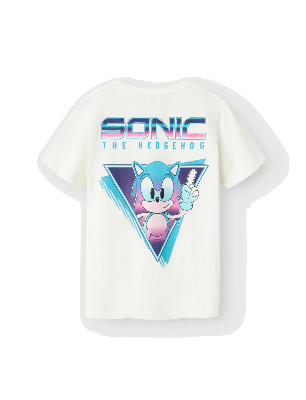 name it - NKMMARCEL SONIC NREG SS TOP SKY - kortærmede t-shirts - cloud dancer - 1