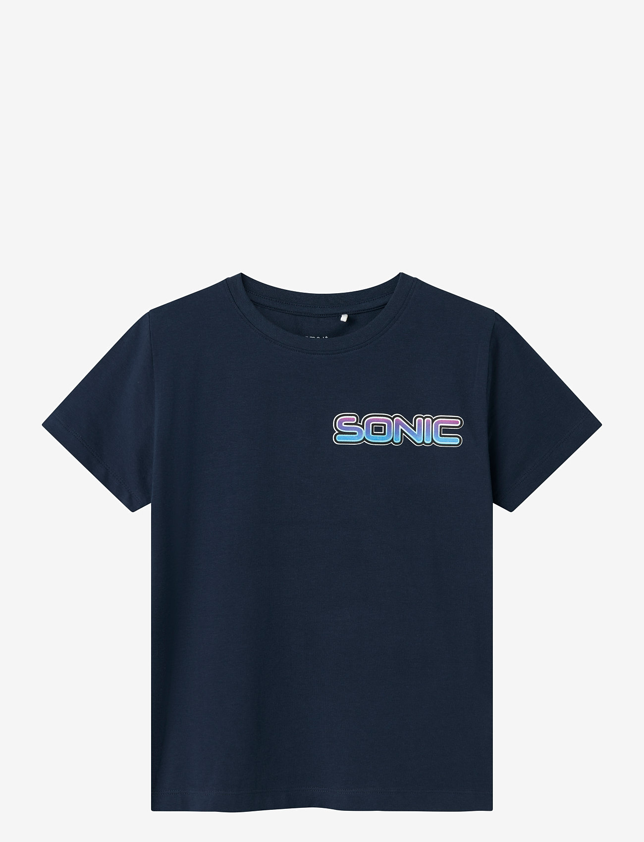 name it - NKMMARCEL SONIC NREG SS TOP SKY - short-sleeved t-shirts - navy blazer - 0